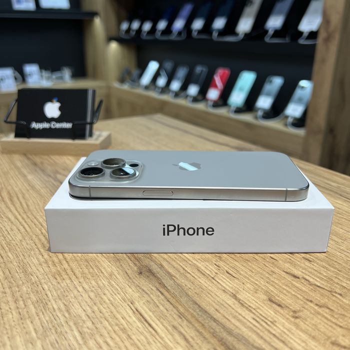 iPhone 15 Pro, 128 GB, Natural Titanium Обмін/Гарантія