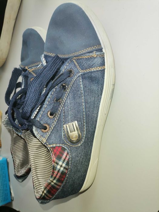 Кеди джинсові 38р