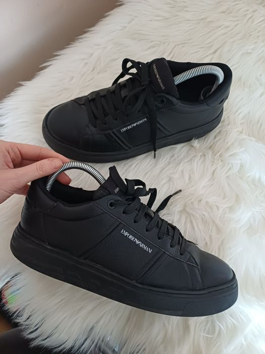 Trampki orginalne Emporio Armani EM003701 AF18017 MC005, wykonane z wy