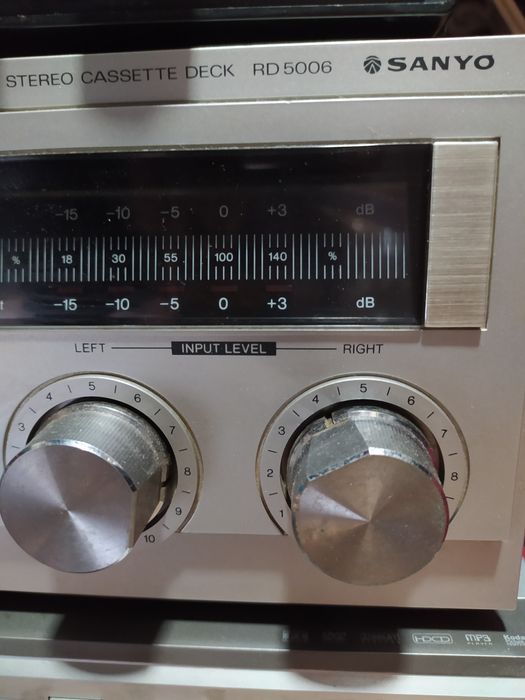 Винтажная кассетная дека Sanyo/Japan