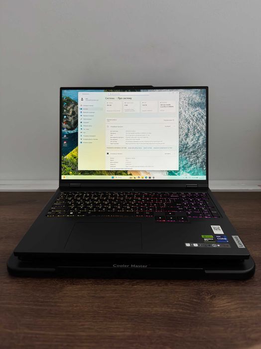 Ігровий НоутбукQHD Legion 16IRX8, 16" 240Hz,i9-13900HX,32G,1ТB,RTX4070