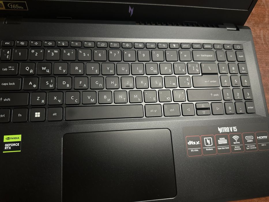 Ігровий Acer Nitro V15 | RTX 4060 | Ryzen 7 7735HS | 32GB DDR5 | 165Hz