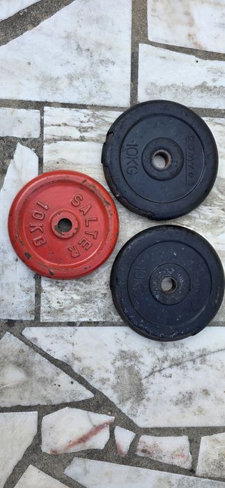 Barra + discos 5kg 10kg