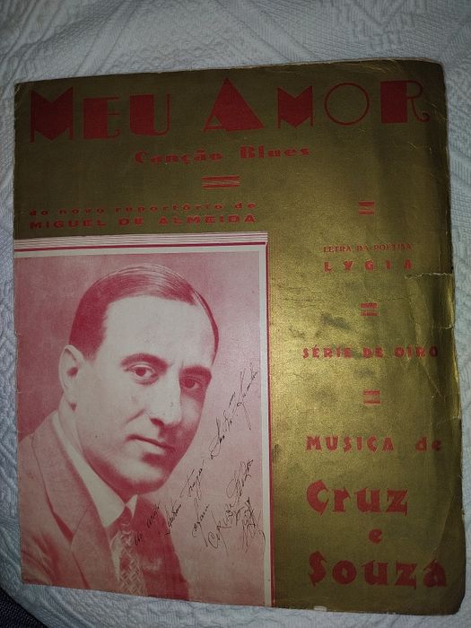 Partitura Antiga – “Meu Amor” (1936) – Rara, com Assinatura!