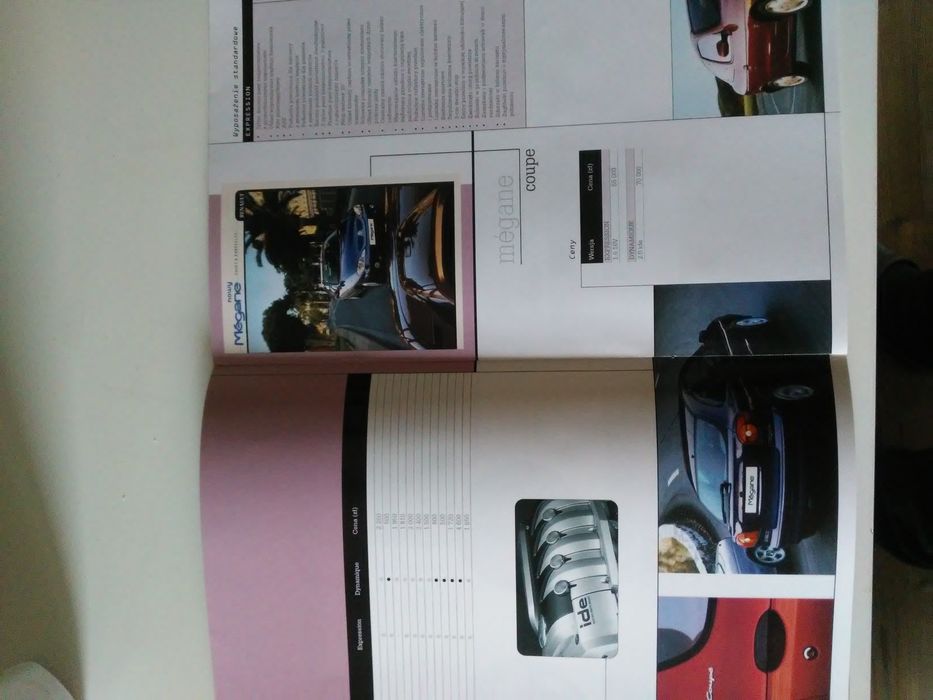 Prospekt samochodowy oferta Renault 2001r