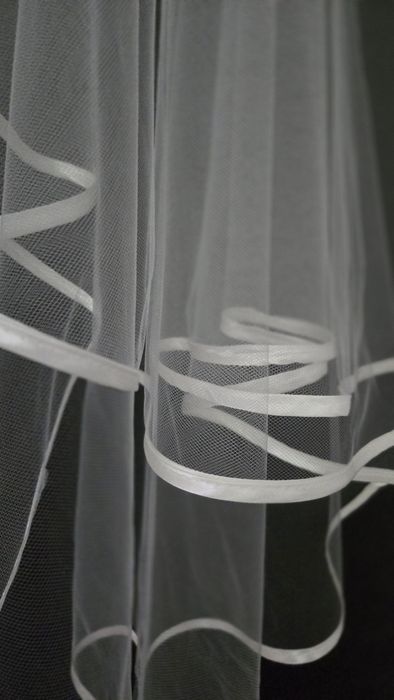 Welon ŚLUBNY Ivory lamówką