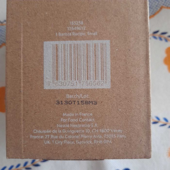 Copo barista da Nespresso