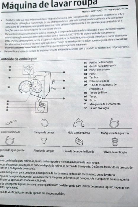 Maquina de lavar roupa samsung