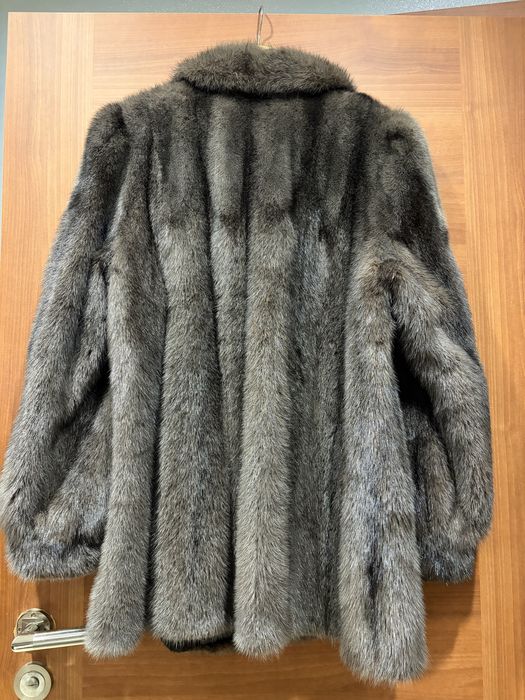 Futro Norka Black Cross roz M/L