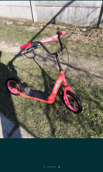 Самокат дитячий з надувними колесами