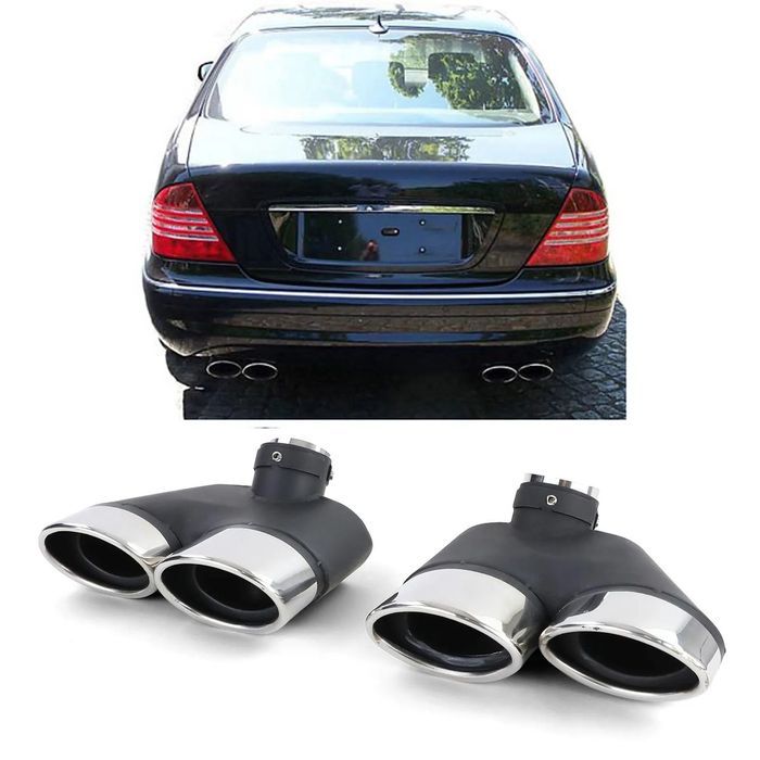 Ponteiras de Escape Mercedes S W220 (1999 a 2005)