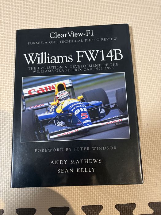 Rzadki Album F1: Williams FW14B ClearView-F1 (Mathews, Kelly)