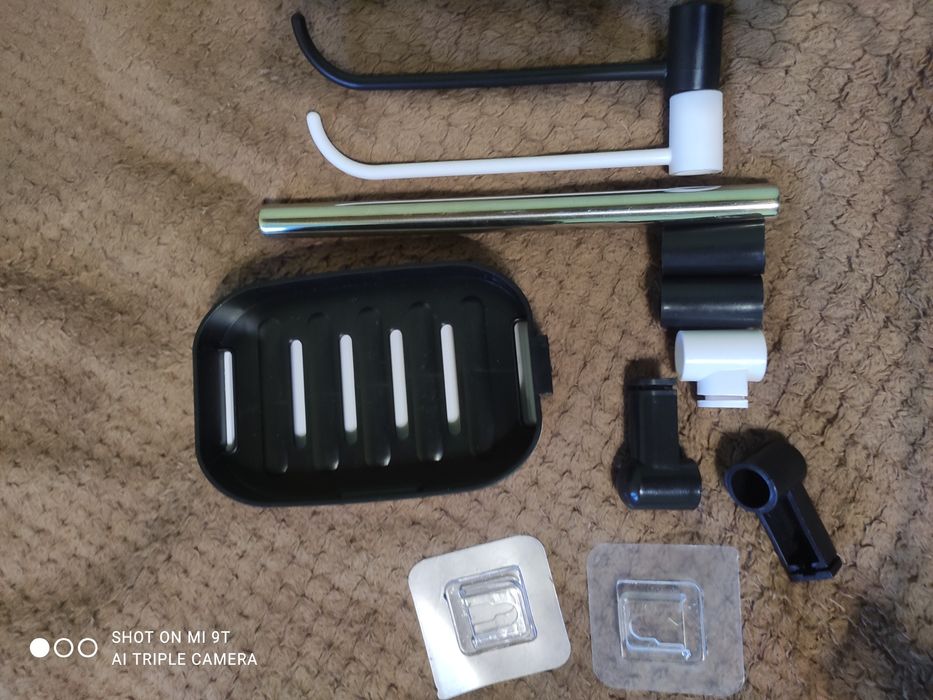 Настінний тримач рушників, мила