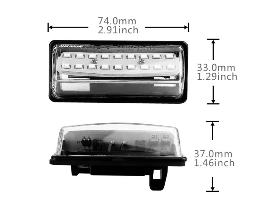 Подсветка номера Nissan Altima Maxima Leaf Rogue Pathfinder вантажівок