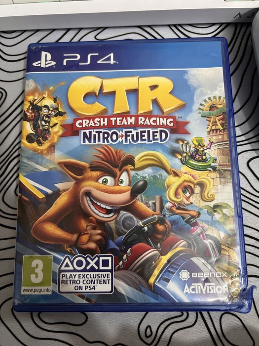 Диск для пс4 Crash Team Racing Nitro Fueled ОБМЕН!