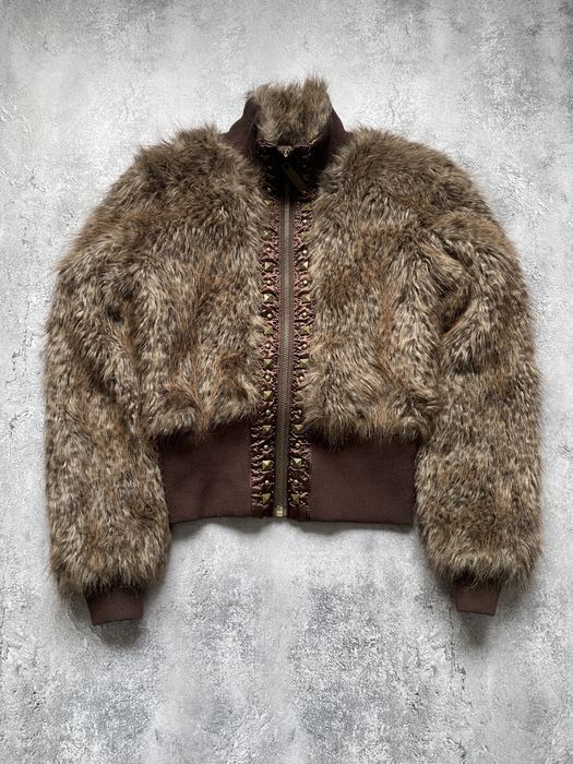 tgk rawstreet.archive Vintage fur y2k jacket куртка шуба