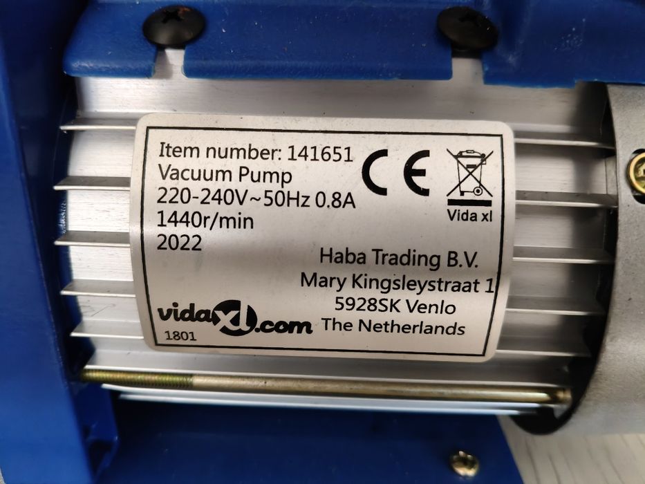 Bomba de vácuo +  manifold