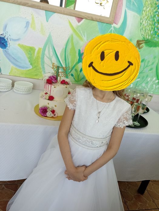 Sukienka komunijna zestaw