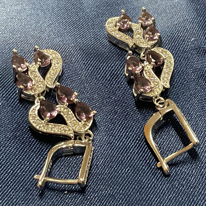 Brincos prata 925 medida de 4 cm