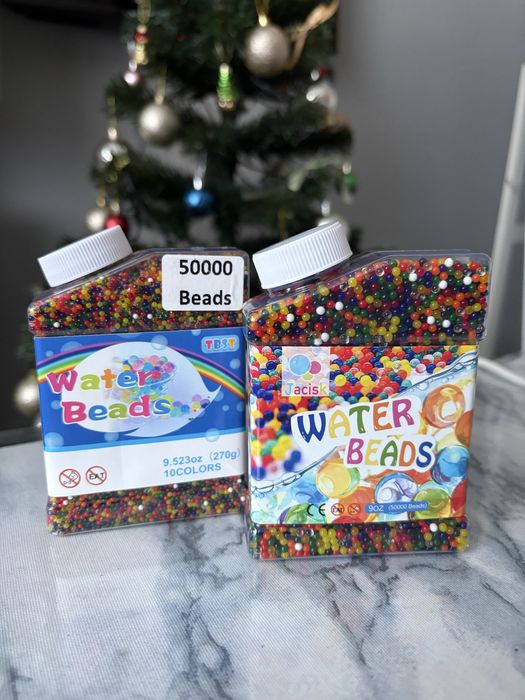 Орбізи , гідрогелеві кульки різнокольорові 50 000 шт, гідрогель