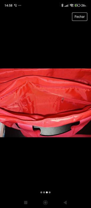 Saco desportivo escolar ambar Vermelho