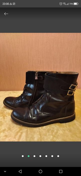 Полусапожки кожа замша Papanatas Испания