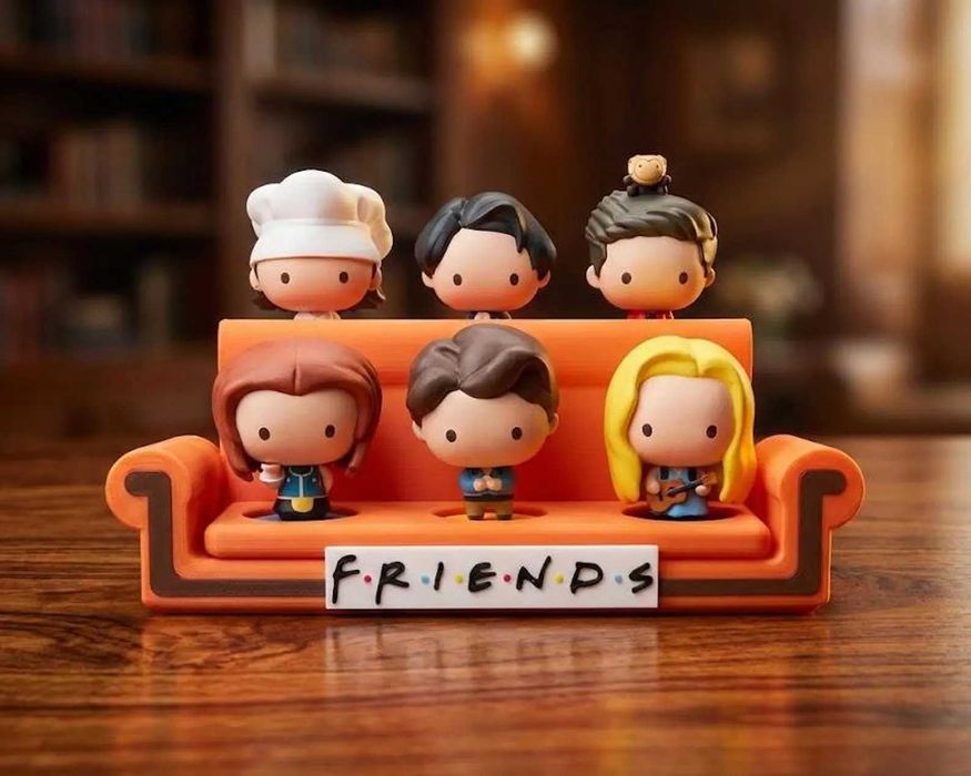 Expositor Friends 3D – Coleção McDonald’s | Ideal para fãs!