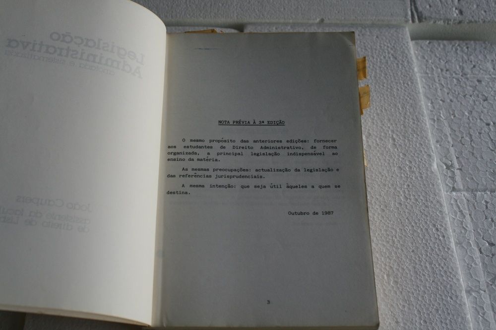 E1 - Livro: Legislação Administrativa 4ª Edição