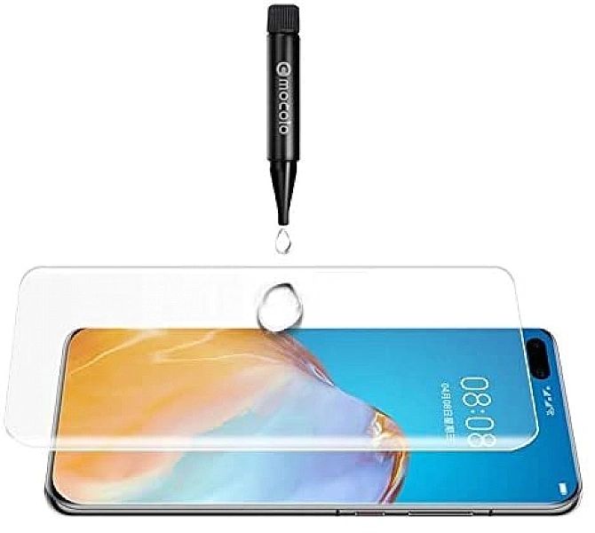 Szkło hartowane UV + lampa do Huawei P40 Pro