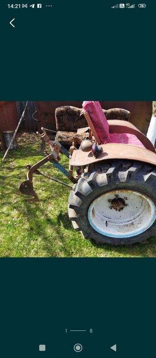 Саморобний трактор з причепом, терміново