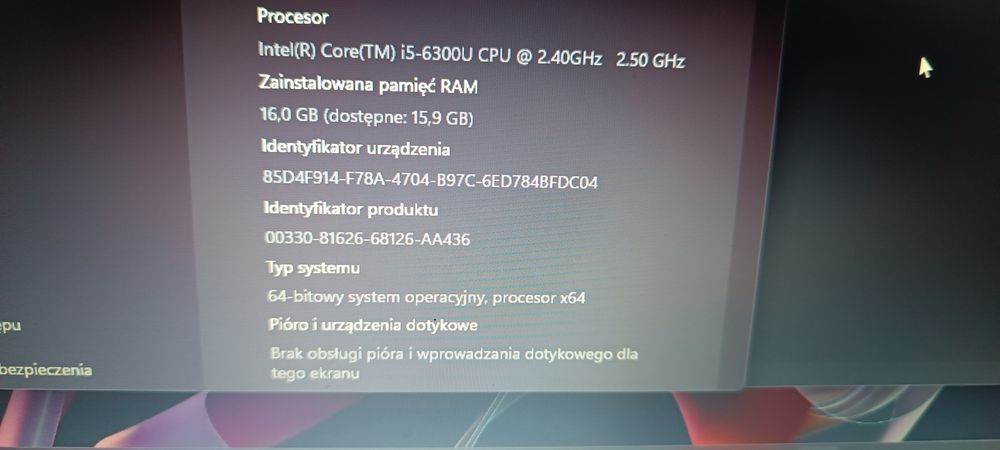 Laptop Dell Latitude E5270 i5 6300U 16GB RAM SSD 256GB