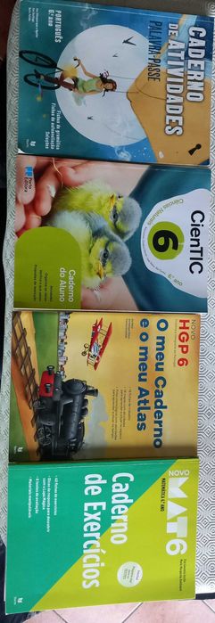 Cadernos fichas 6° ano