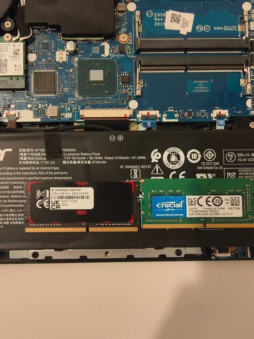 Laptop Acer Nitro 5 | GTX 1660Ti | 20GB RAM | Linux Mint