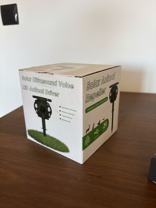 Repelente solar ultrasonico de animais