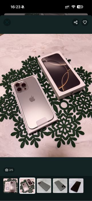 Iphone 16 pro max 256 gb