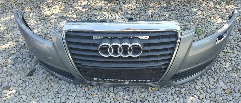 Audi A6 C6 LIFT!!! zderzak przód kolor LY7G spryski KSENON!!! 03-2