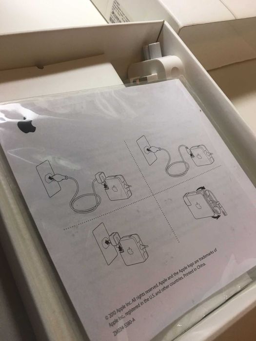 Magsafe Power Adapter, 85 W, (só a caixa)