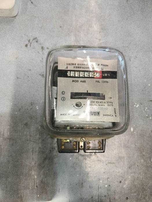 Licznik energii elektrycznej PRL