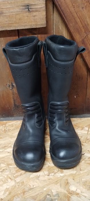 Buty Skórzane Wysokie Na Ryby Strażackie Balte Myśliwskie s