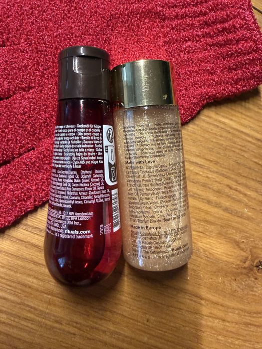 Kosmetyki rituals olejki do ciała i rękawica peelingująca