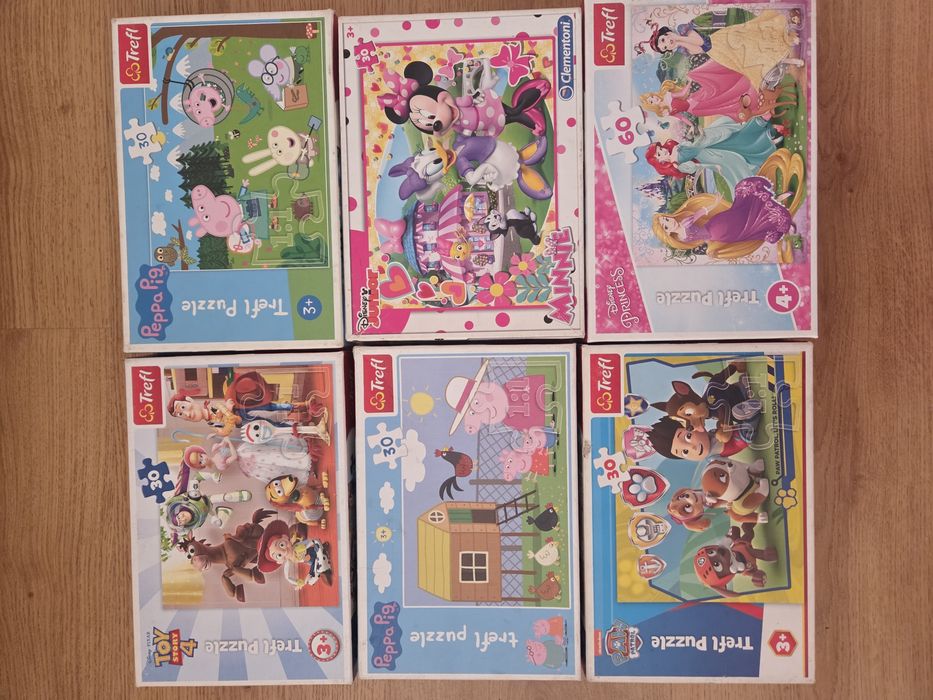 Puzzle trefl zestaw