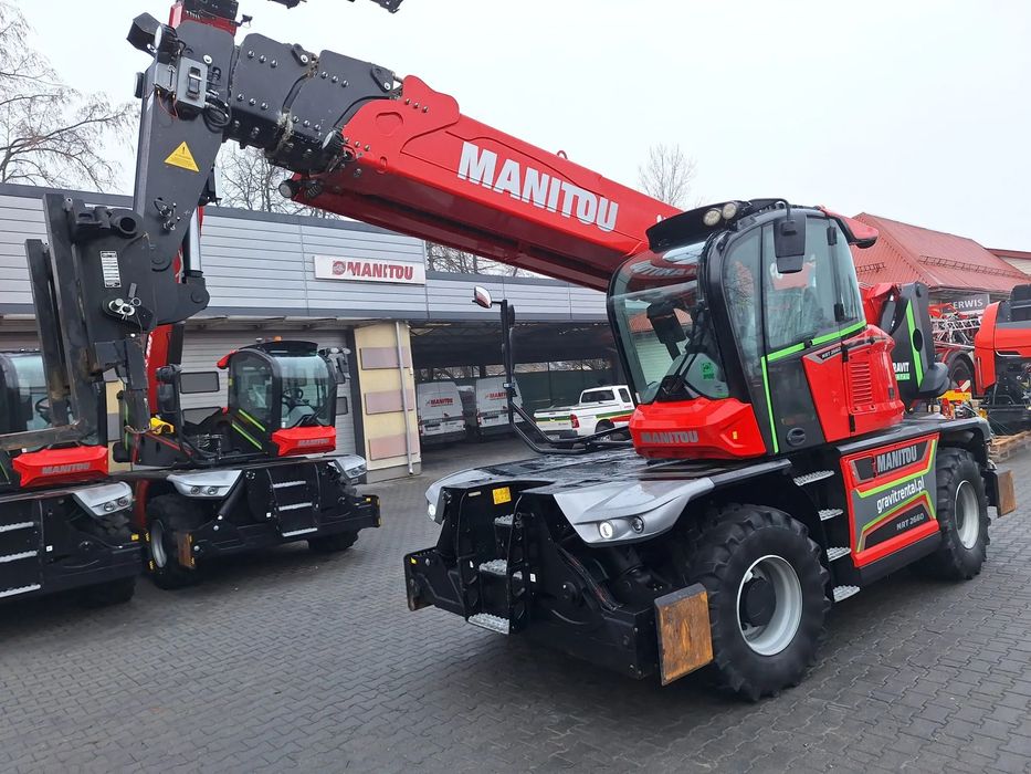 Manitou ładowarka teleskopowa obrotowa MRT 2660 Vision +  od nowości u dealera Manitou, posiada bogate wyposażenie