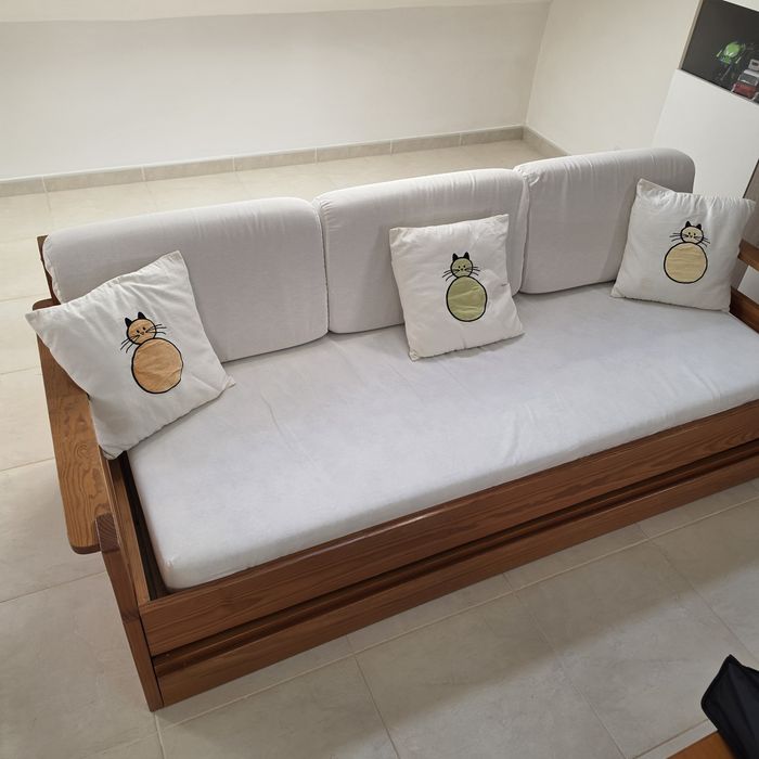 Sofá com dupla cama