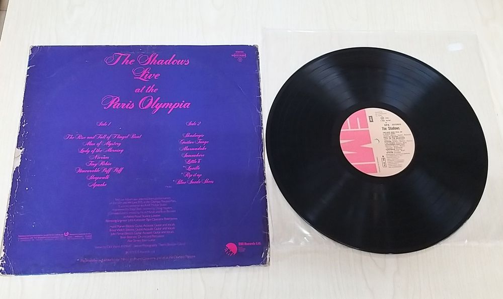 Vinil The Shadows Live.