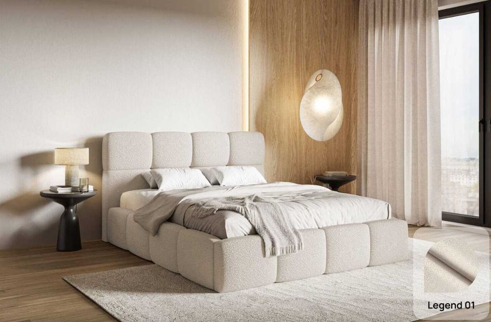 CUDOWNE łóżko AURO 160x200 tkanina-legend 01 MYBED OUTLET -40%