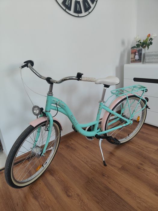 Rower Romet turkusowy rower 24" z przerzutkami