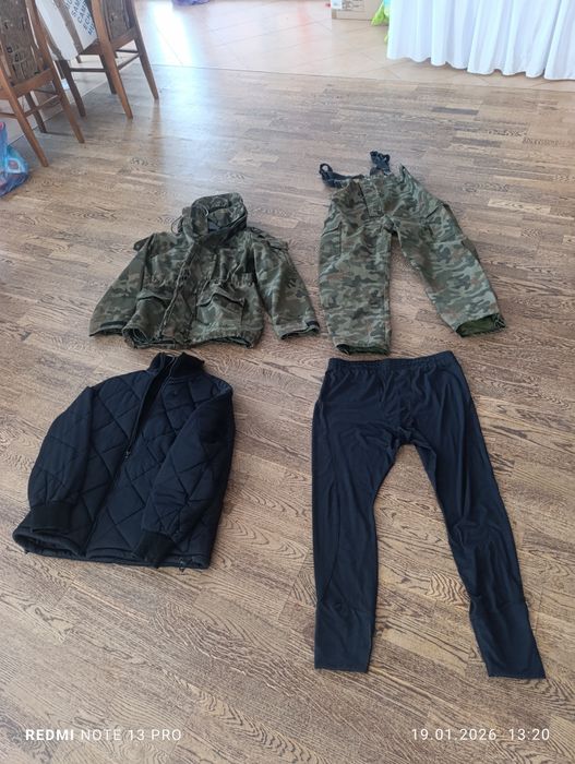 Komplet zimowy moro wojskowe gore tex L
