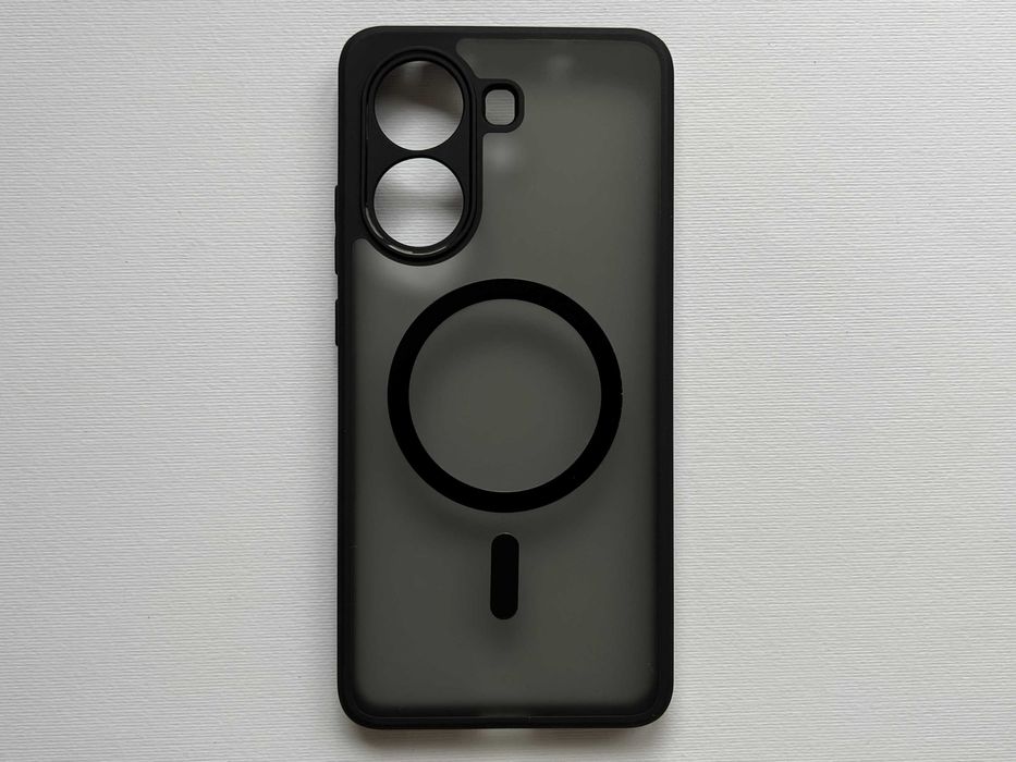 Poco X7 Pro чохол Magnetic MagSafe чорний силікон TPU чехол