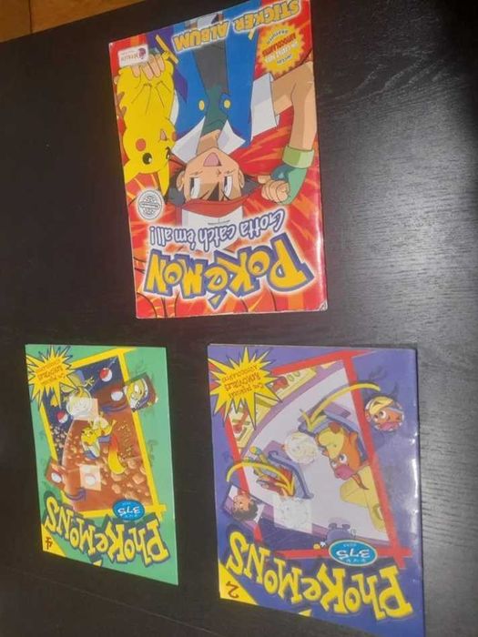 Caderneta cromos invizimals pokemons tazos
