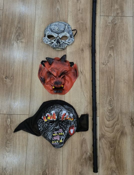 Trzy maski Halloween